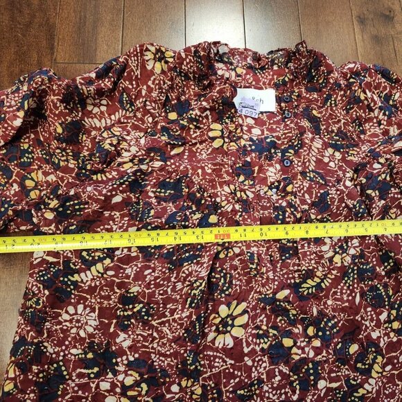 BA&SH women's long sleeve blouse in size 0 in viscose - Picture 8 of 8